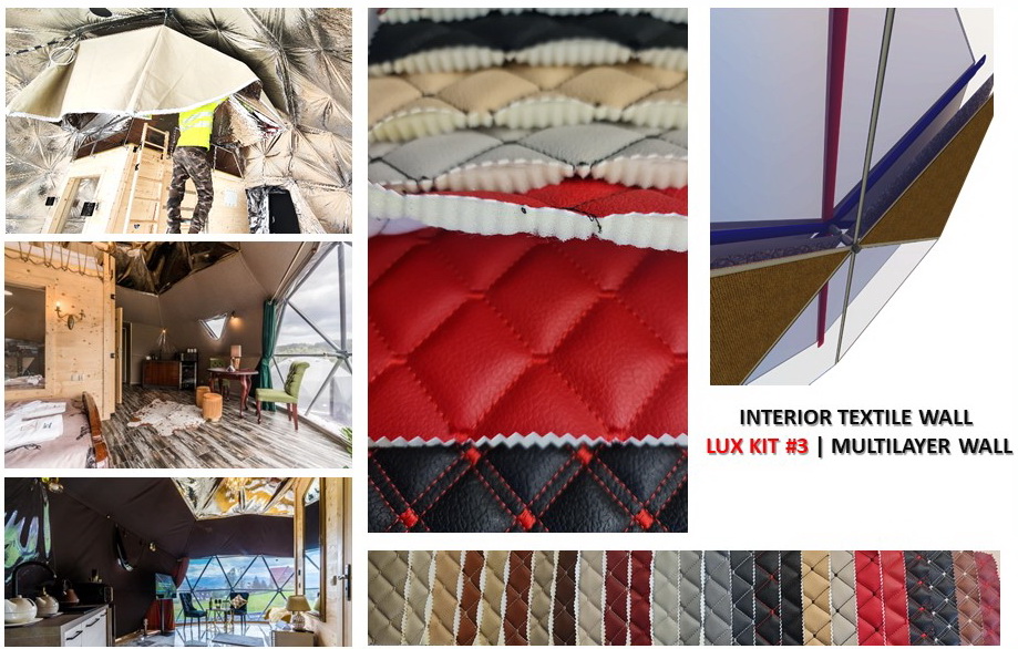 7m2 CRYSTAL DOME Ø3m H4m | BASIC SET