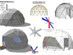 35m2 GLAMPING Ø6,7m ICO F3 H4m