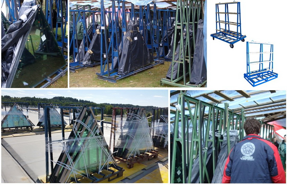 372m2 SINGLE GLASS Ø22m ICO F8+ H12,4m