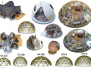 LIVING HOMES A+ | WOODEN CONSTRUCTION | DOME PARTS