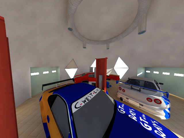 78m2 Automotive Garage Fixing Dome Ø10m | Prefabricated Steel Buildings