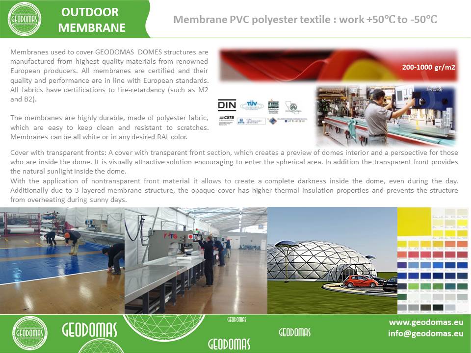 78m2 Automotive Garage Fixing Dome Ø10m | Prefabricated Steel Buildings