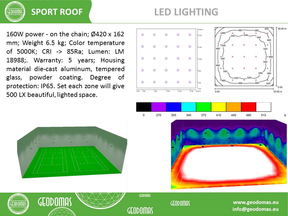 78m2 Automotive Garage Fixing Dome Ø10m | Prefabricated Steel Buildings