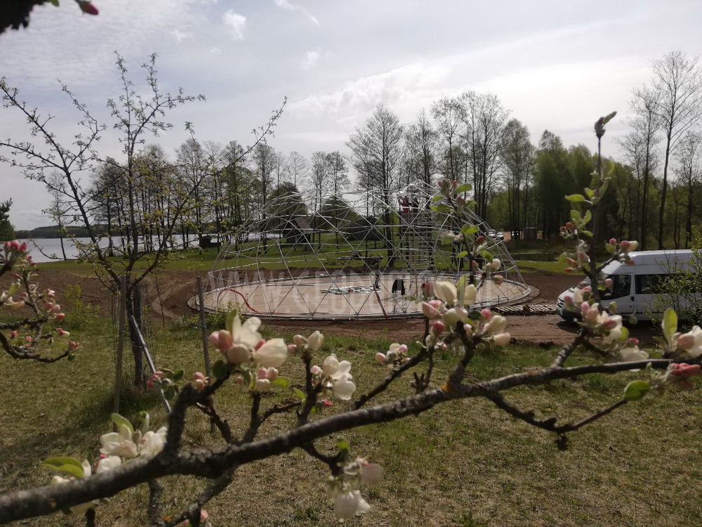254m² Vaikų Žaidimo kompleksas Ø18m kupolas H6,5m | Margio Poilsiavietė, Trakai