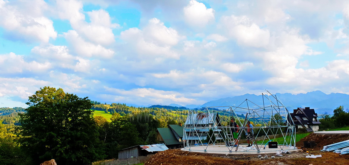 35m² x4set Glamp Royal Resort – Ø6,7m Domes | Zakopane, Poland