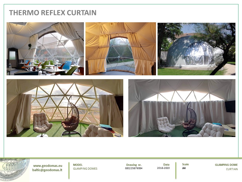 35m² x4set Glamp Royal Resort – Ø6,7m Domes | Zakopane, Poland