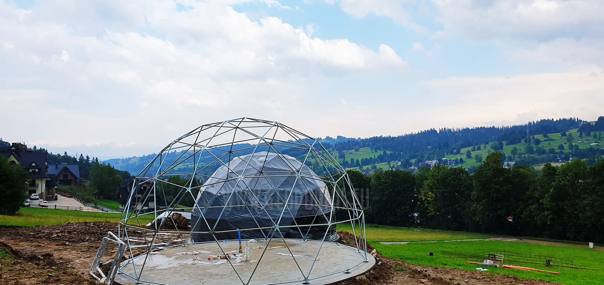 35m² x4set Glamp Royal Resort – Ø6,7m Domes | Zakopane, Poland
