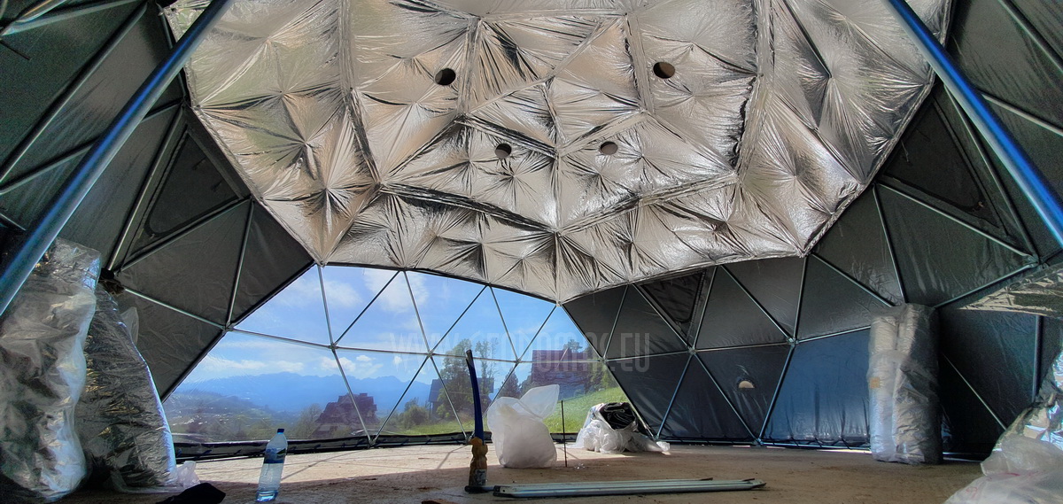 35m² x4set Glamp Royal Resort – Ø6,7m Domes | Zakopane, Poland