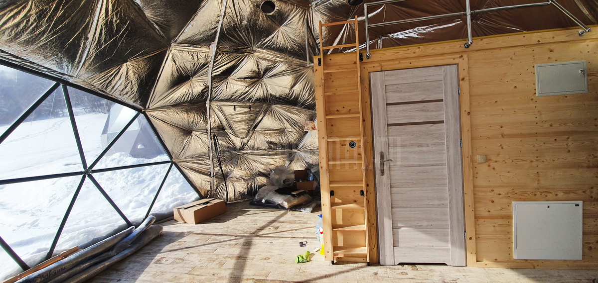 35m² x4set Glamp Royal Resort – Ø6,7m Domes | Zakopane, Poland