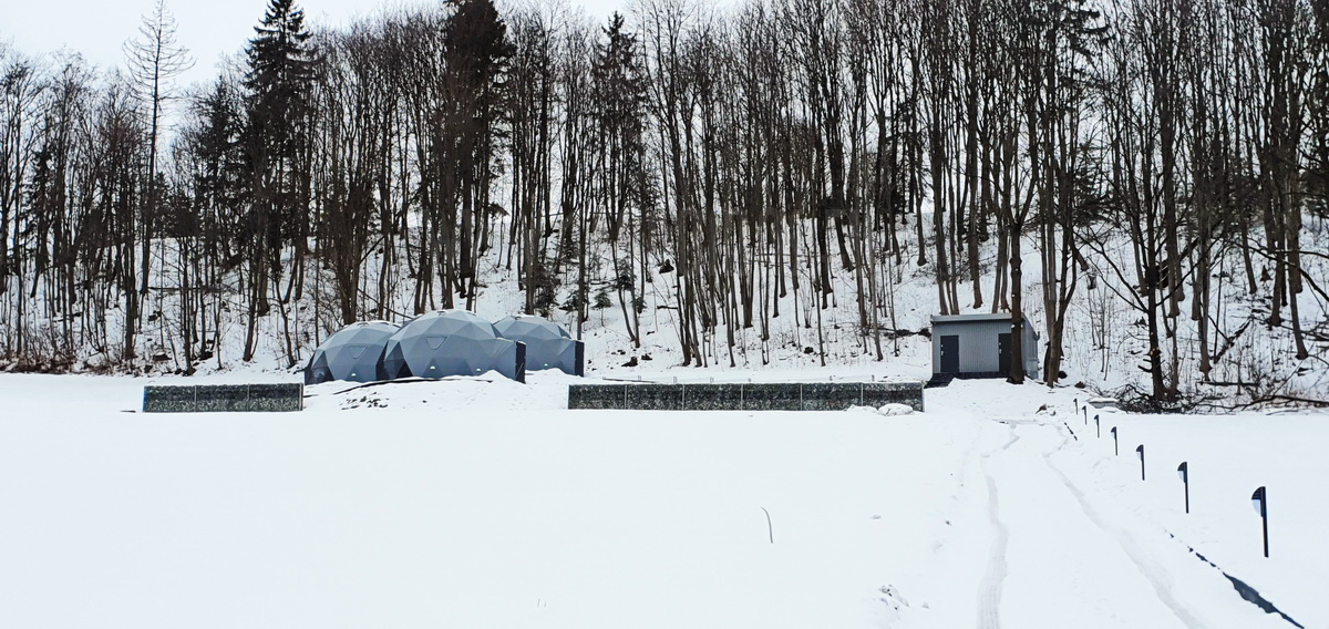 35m² x4set Glamp Royal Resort – Ø6,7m Domes | Zakopane, Poland