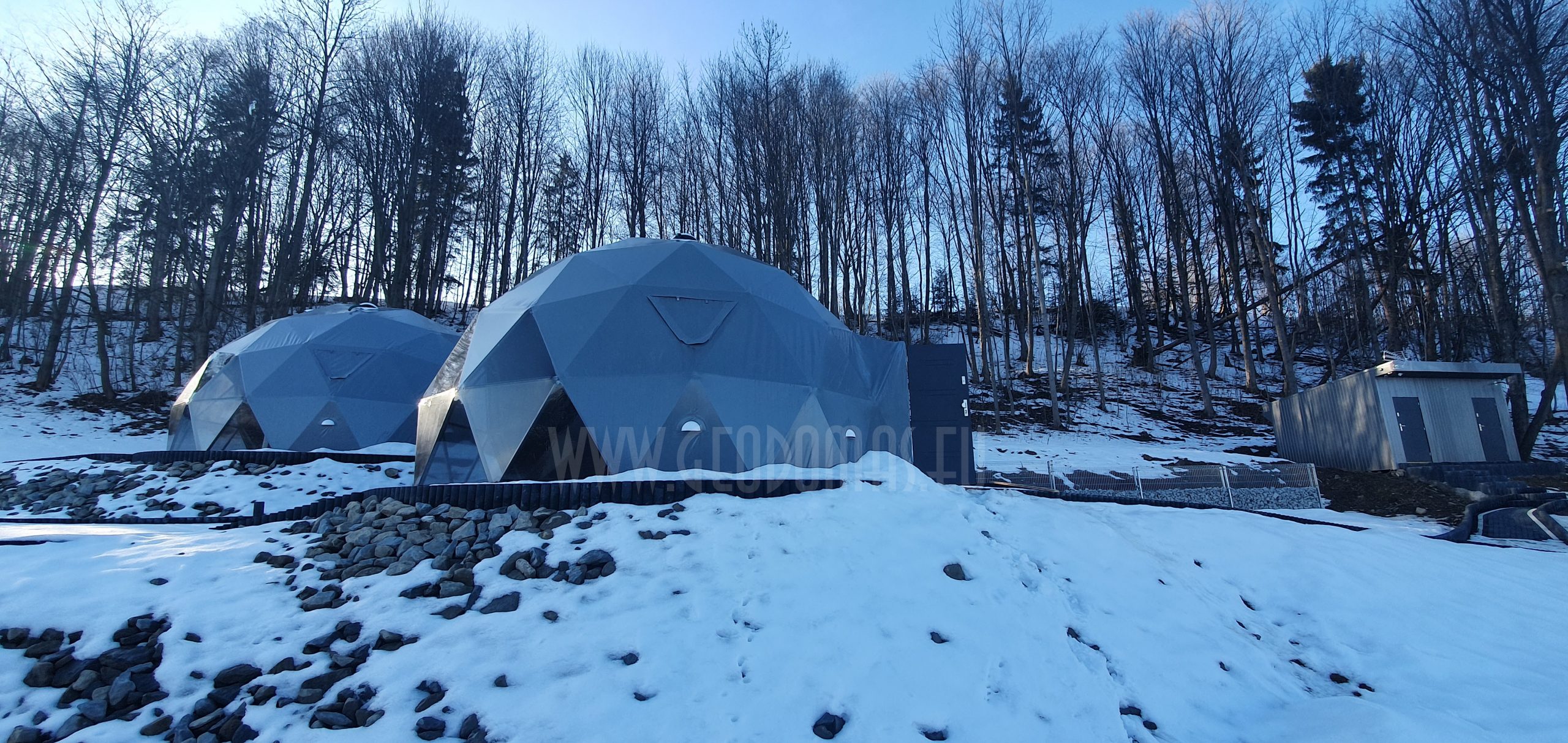 35m² x4set Glamp Royal Resort – Ø6,7m Domes | Zakopane, Poland