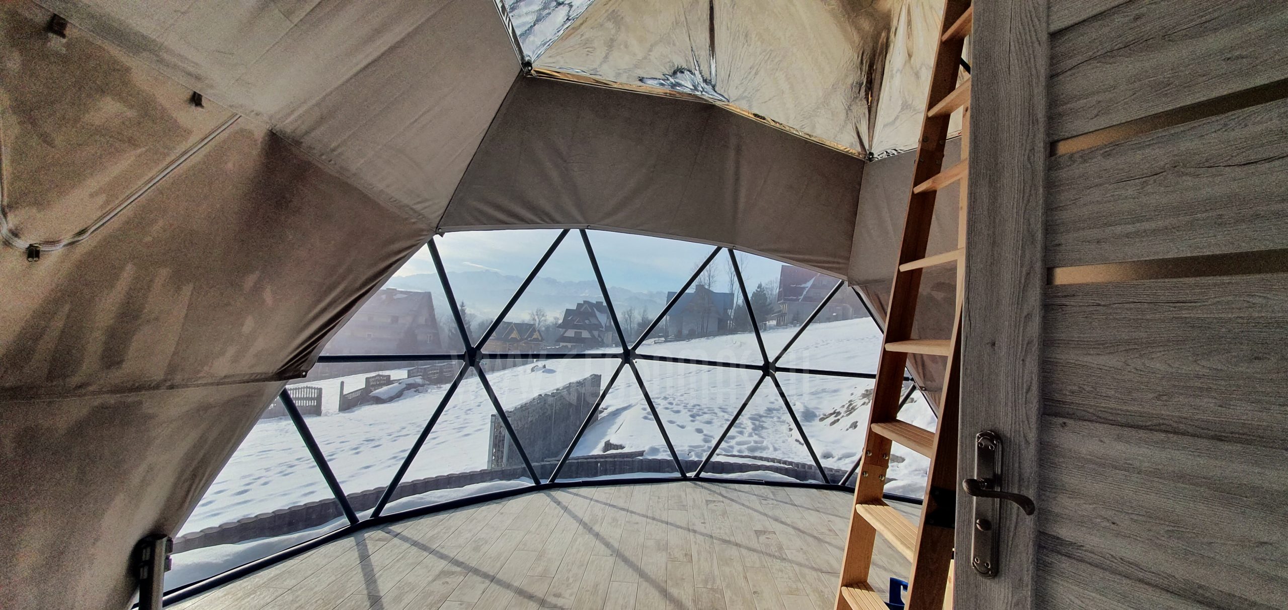 35m² x4set Glamp Royal Resort – Ø6,7m Domes | Zakopane, Poland