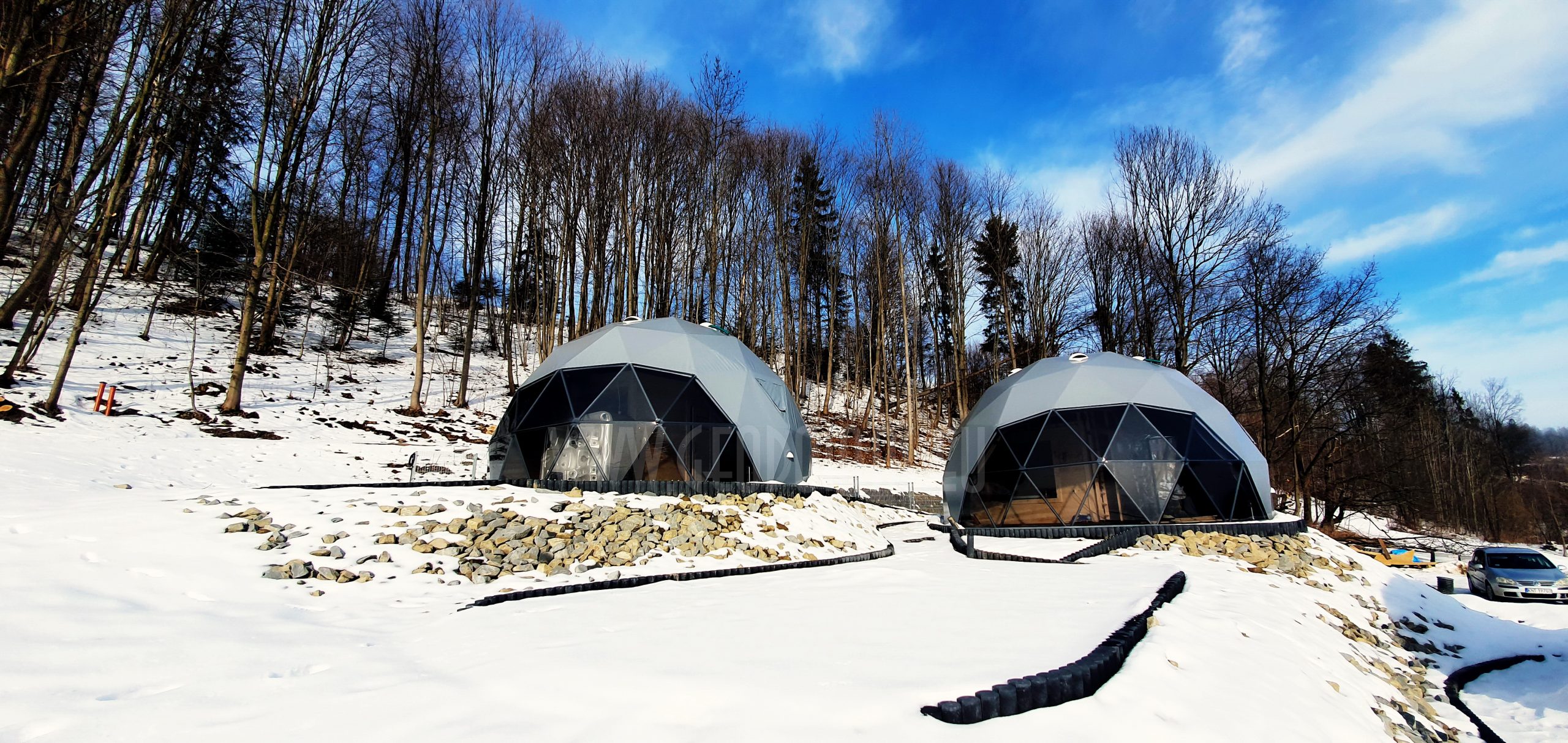 35m² x4set Glamp Royal Resort – Ø6,7m Domes | Zakopane, Poland