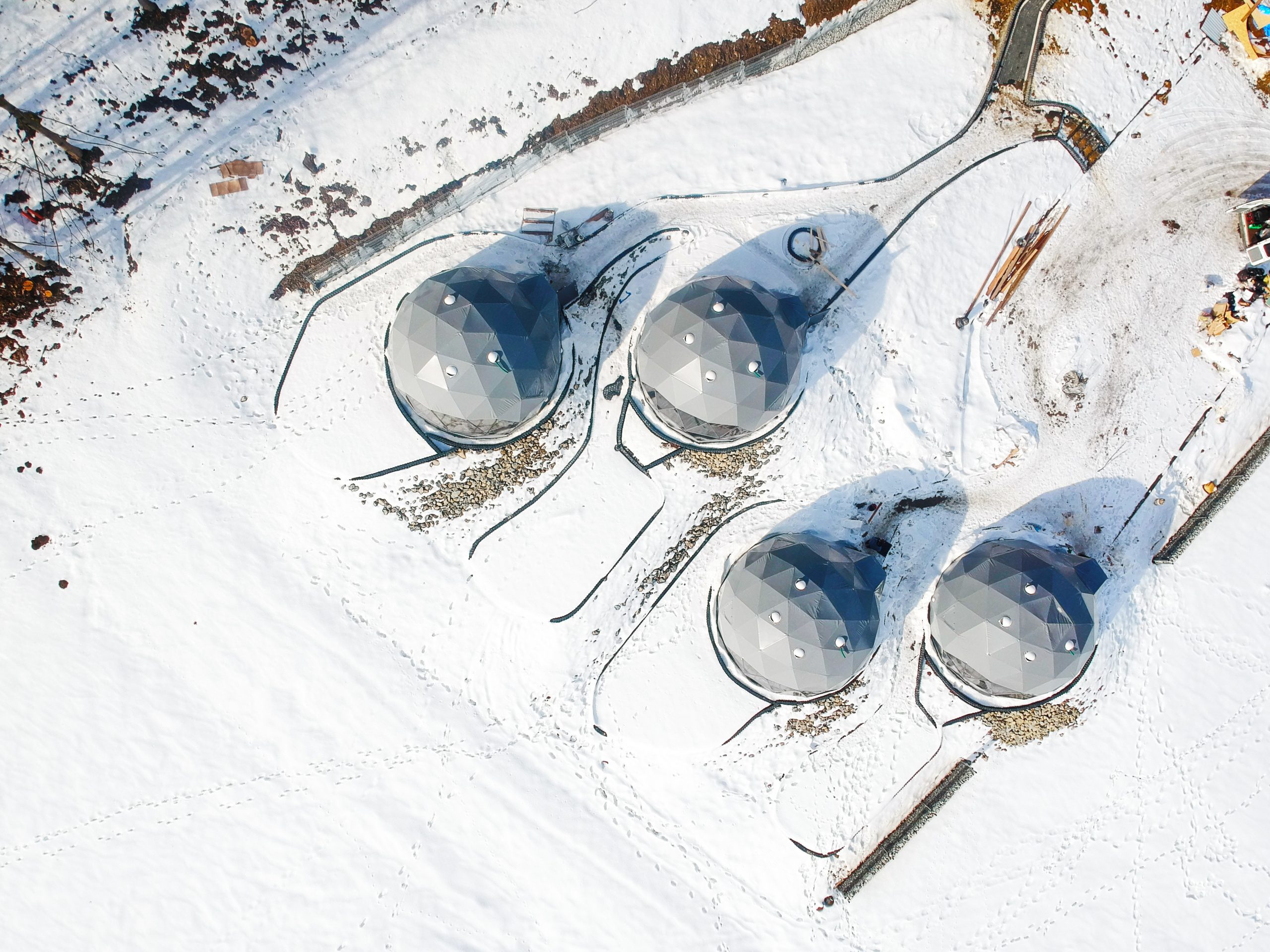 35m² x4set Glamp Royal Resort – Ø6,7m Domes | Zakopane, Poland