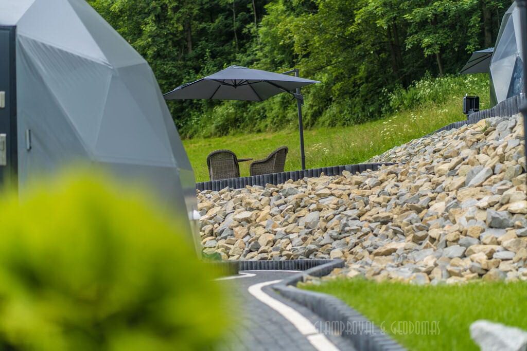 35m² x4set Glamp Royal Resort – Ø6,7m Domes | Zakopane, Poland