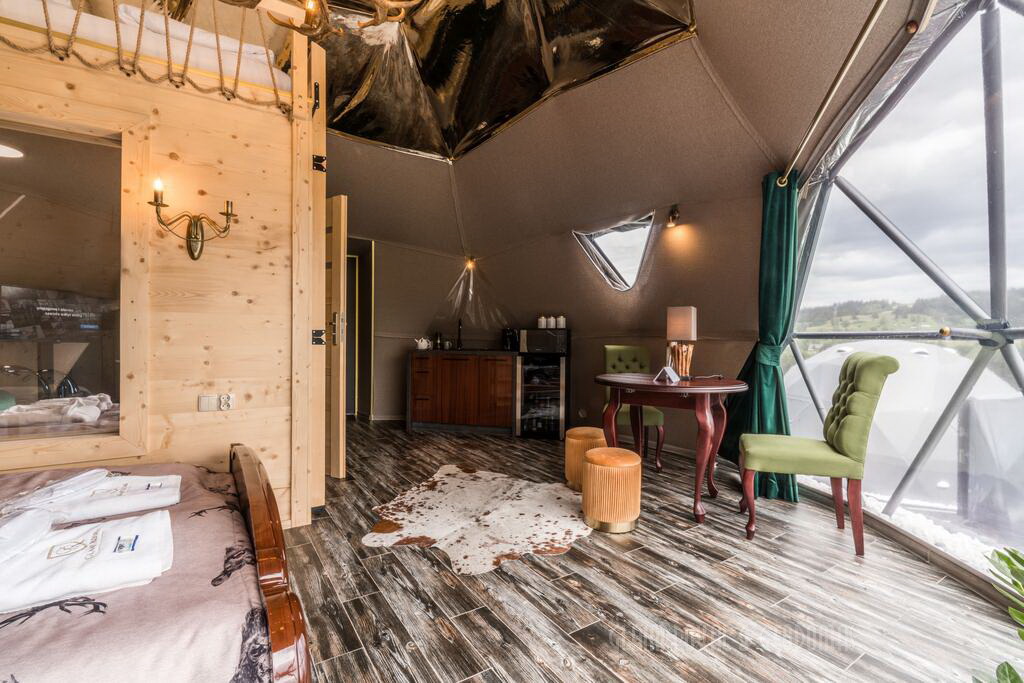 35m² x4set Glamp Royal Resort – Ø6,7m Domes | Zakopane, Poland