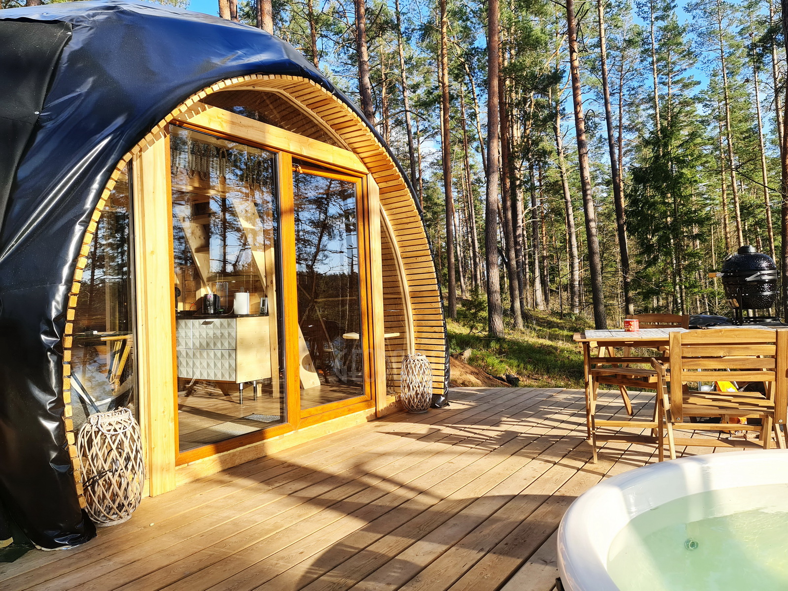 20m2 Glamping Kupolas Ø5m | Ekologinė bendruomenė, GLAMPINGLITHUANIA