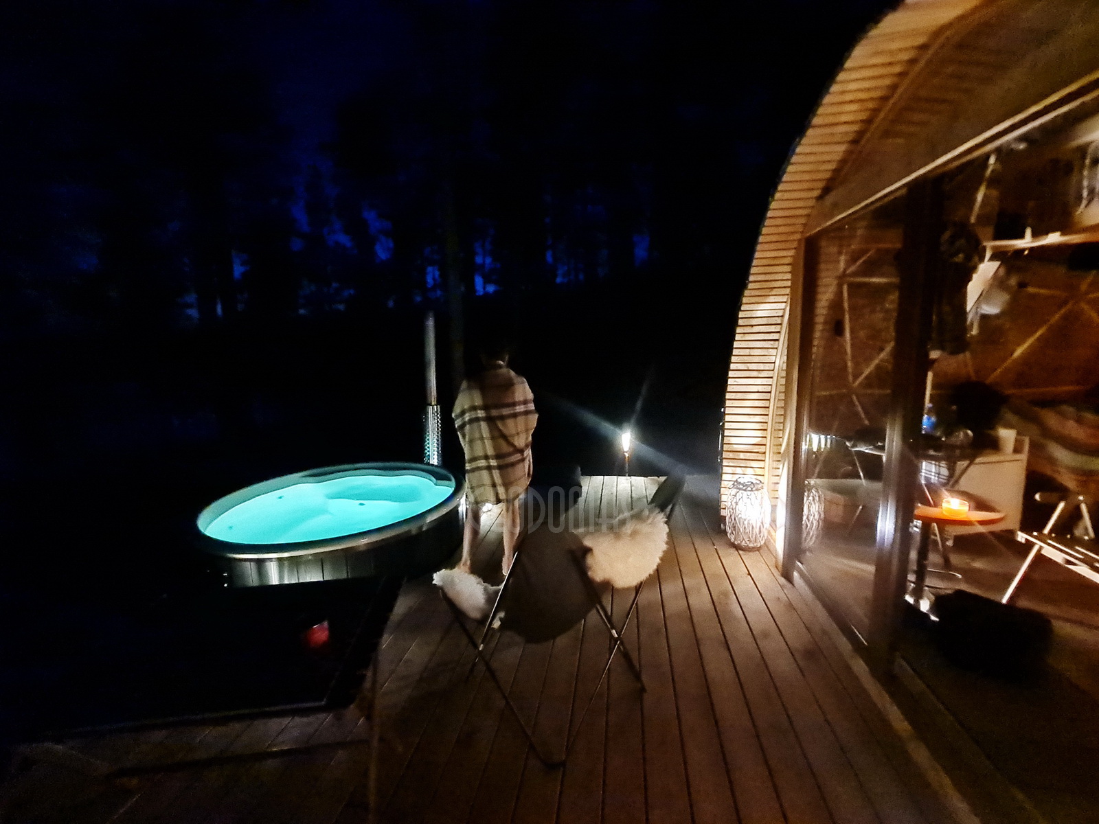 20m2 Glamping Kupolas Ø5m | Ekologinė bendruomenė, GLAMPINGLITHUANIA