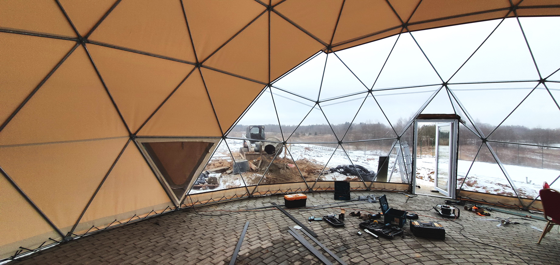 Ø11m 95m2 Renginių Kupolas | MEDA NAMAI, Lietuva