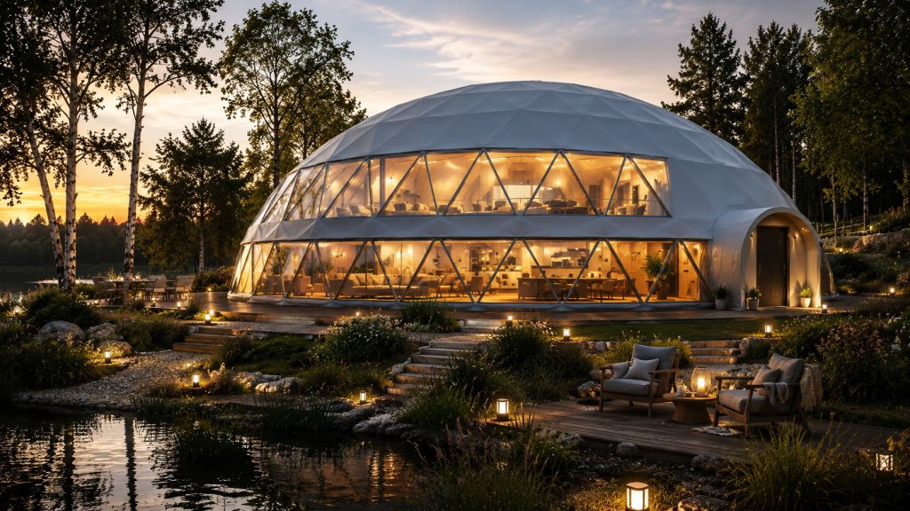 GLAMP 430  Ø18m ▪︎ 254m² | VISŲ SEZONŲ