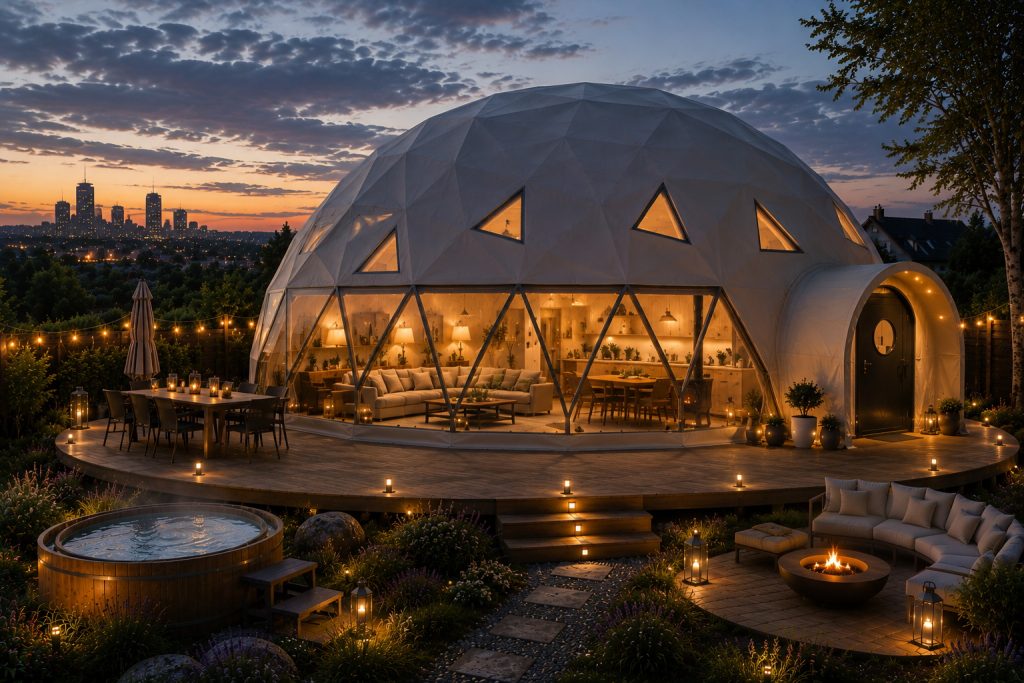 GLAMP 110  Ø10m ▪︎ 78m² | VISŲ SEZONŲ