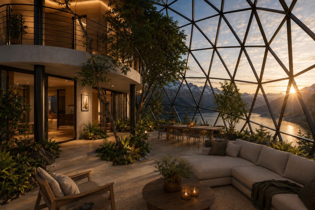 317m2 STOGAS NAMUI Ø15m H8,5m | STIKLINIS · 5
