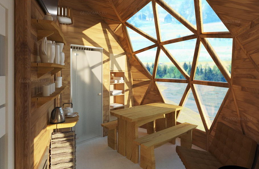 28m2 HOME-SAUNA KIT Ø6m F4 H3,65m