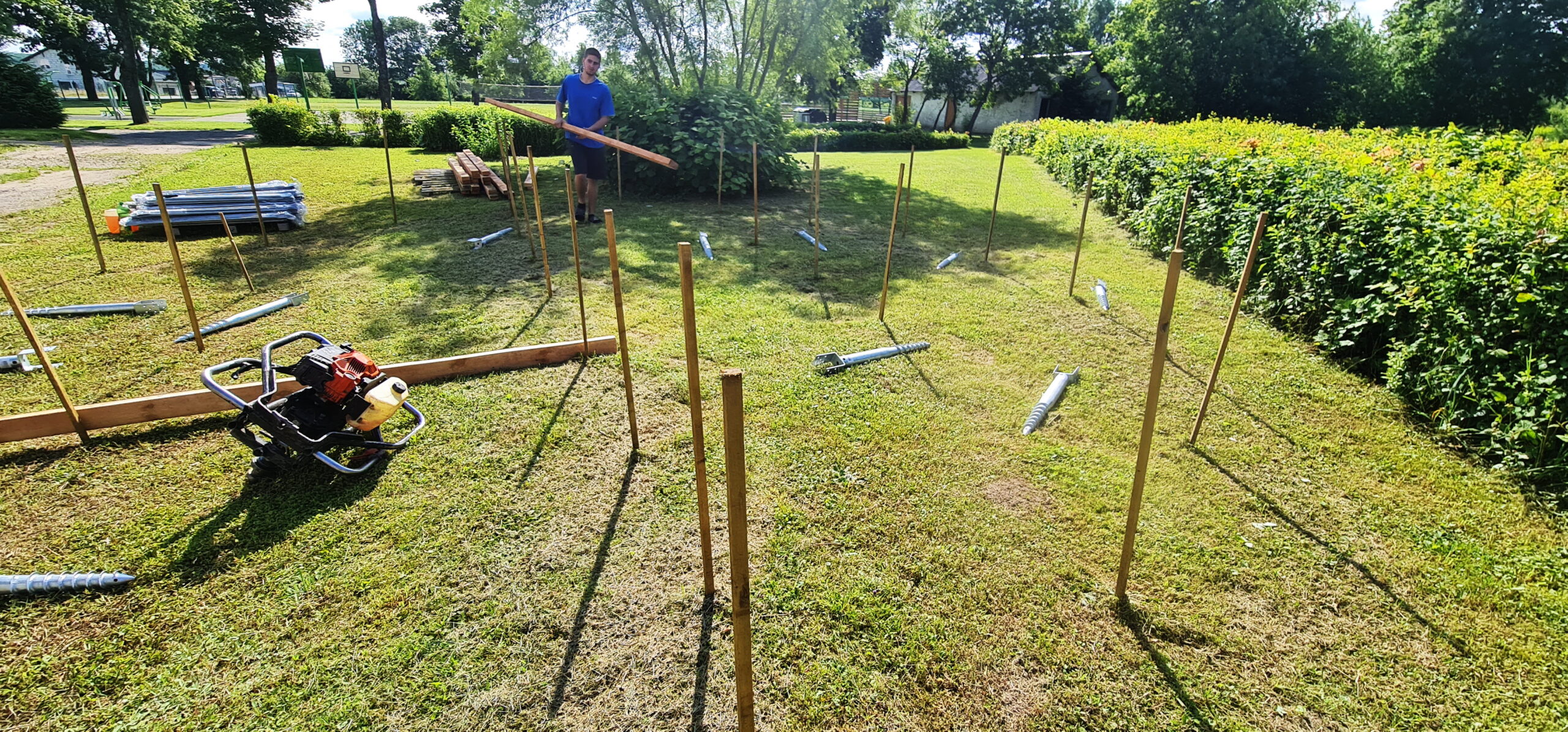 50m2 Lauko Klasė Ø8m Kupolas | Riešės pagrindinė mokykla