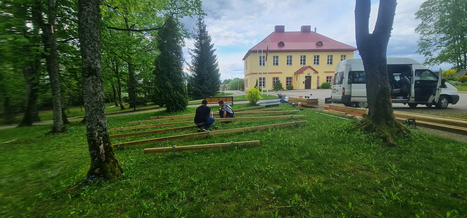 50m2 Lauko Klasė Ø8m Kupolas | Sudervės pagrindinė mokykla