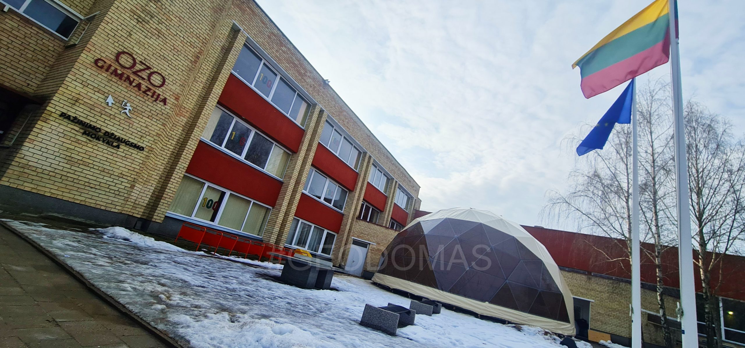 95m2 Lauko Sporto Klasė Ø11m | Vilniaus Ozo gimnazija