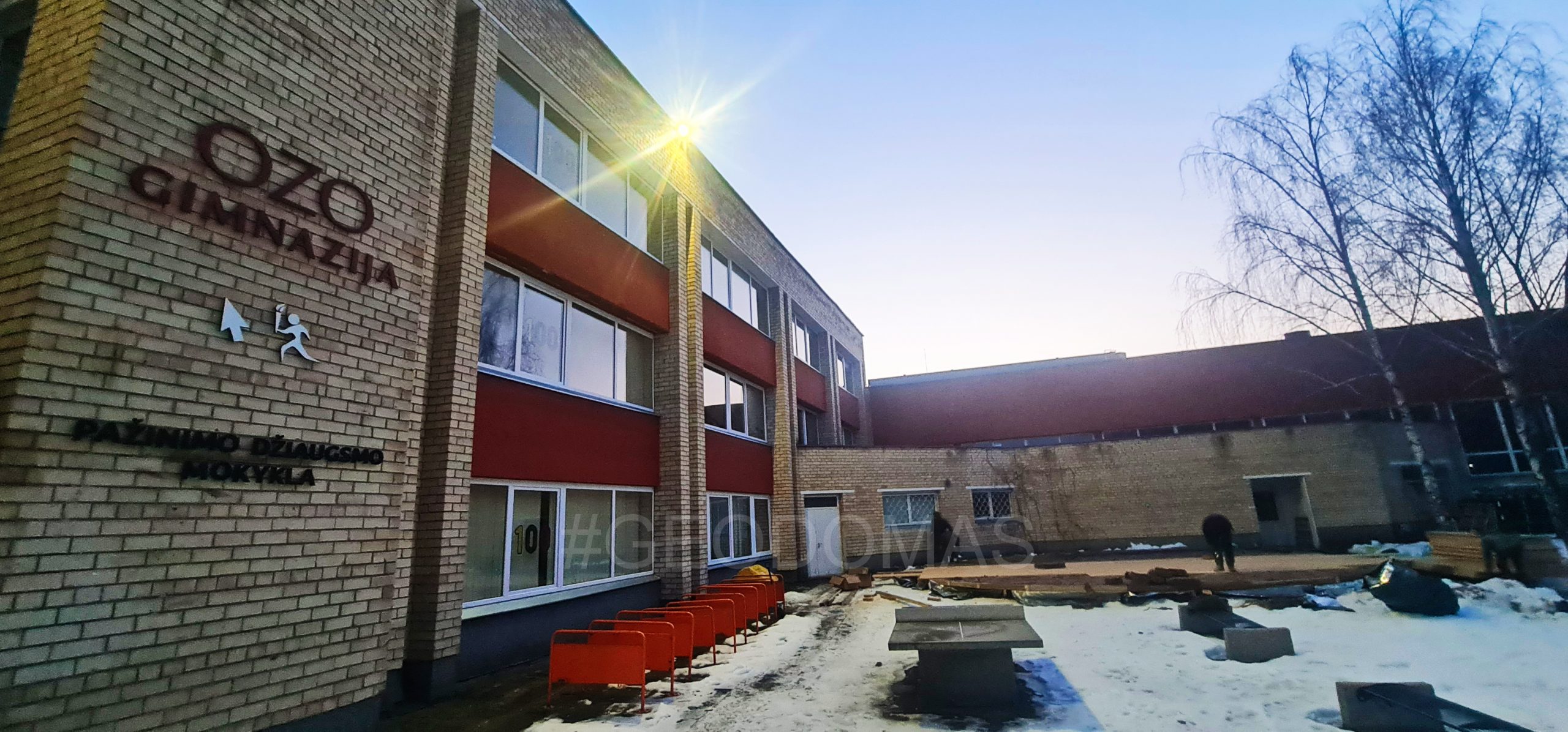 95m2 Lauko Sporto Klasė Ø11m | Vilniaus Ozo gimnazija