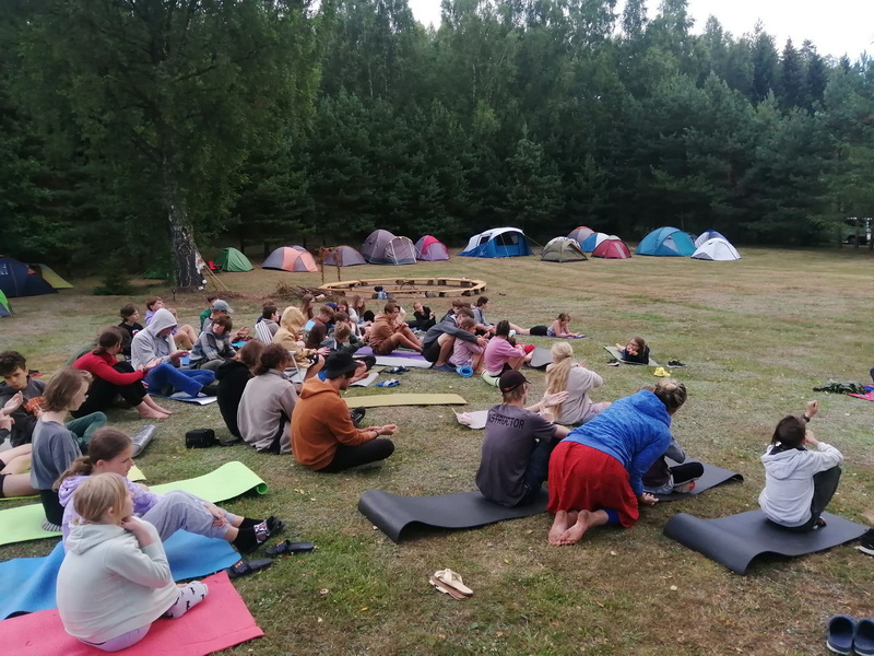 95m2 Lauko Salė Ø11m kupolas | Stovykla Prie Jaunystės slėnio, Kelmės raj.