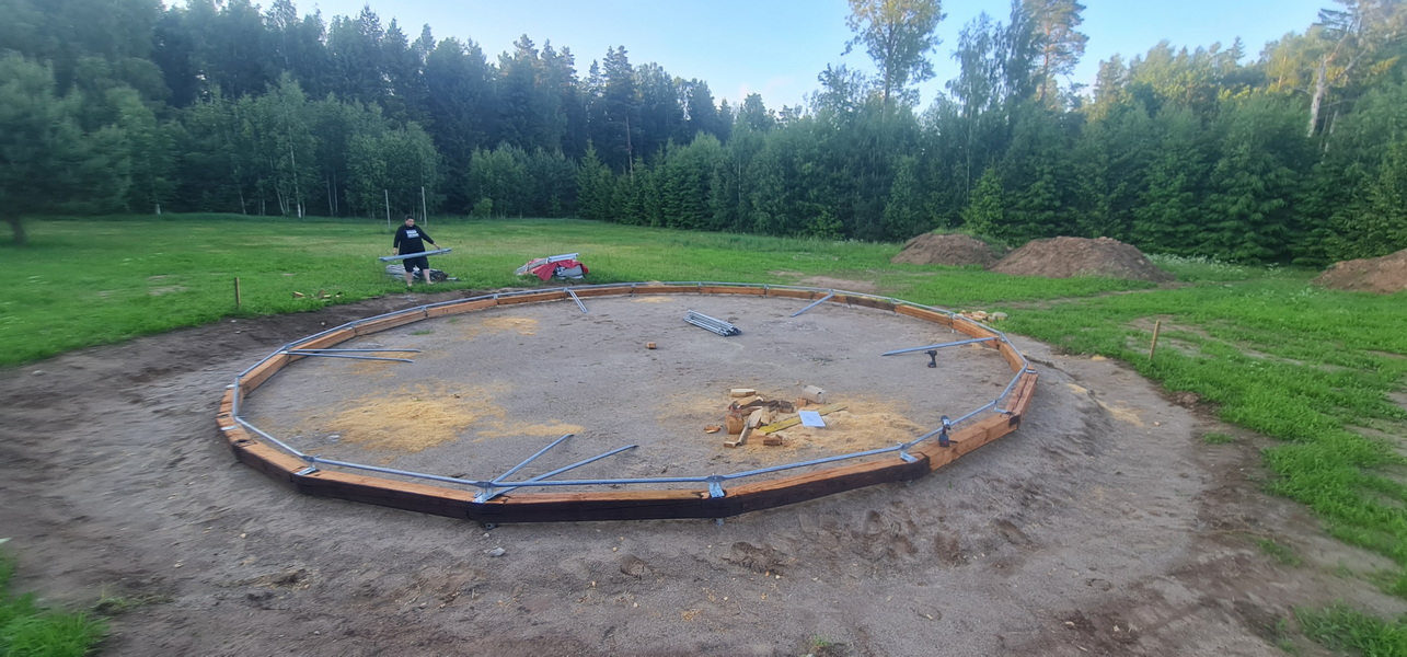 95m2 Lauko Salė Ø11m kupolas | Stovykla Prie Jaunystės slėnio, Kelmės raj.