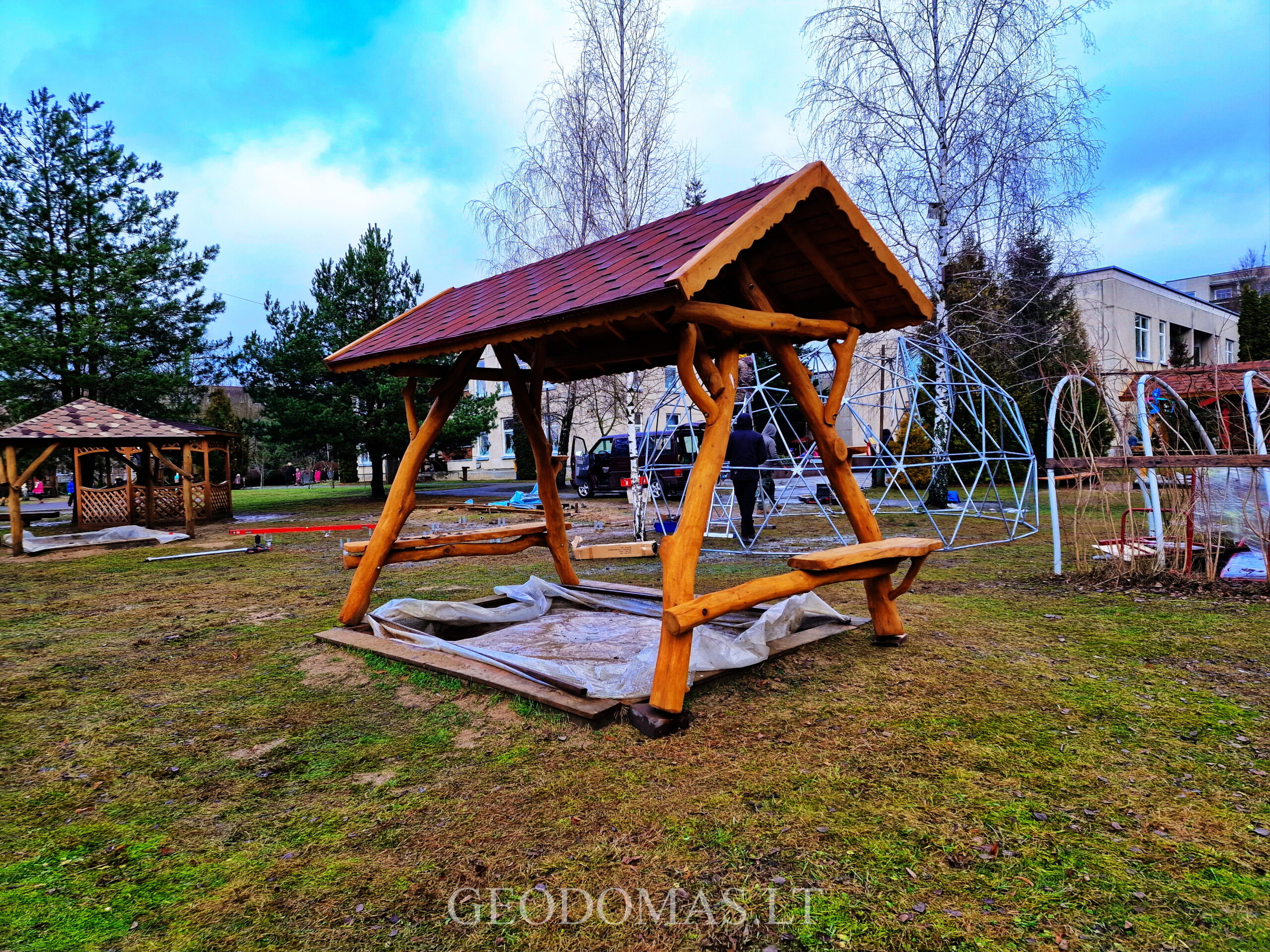 28m² Lauko Klasė Ø6m kupolas | Vilniaus “Žilvinėlio” lopšelis-darželis