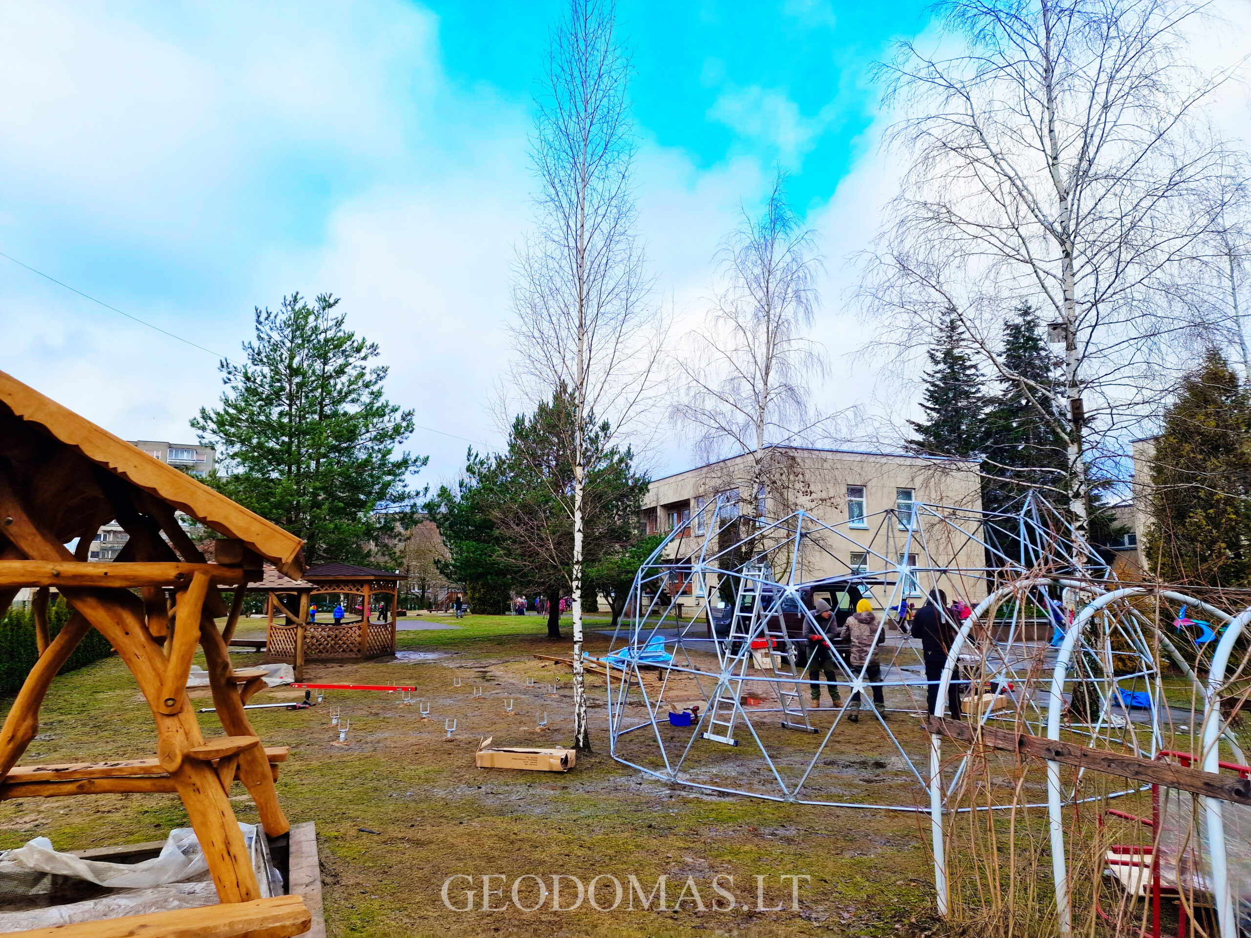 28m² Lauko Klasė Ø6m kupolas | Vilniaus “Žilvinėlio” lopšelis-darželis