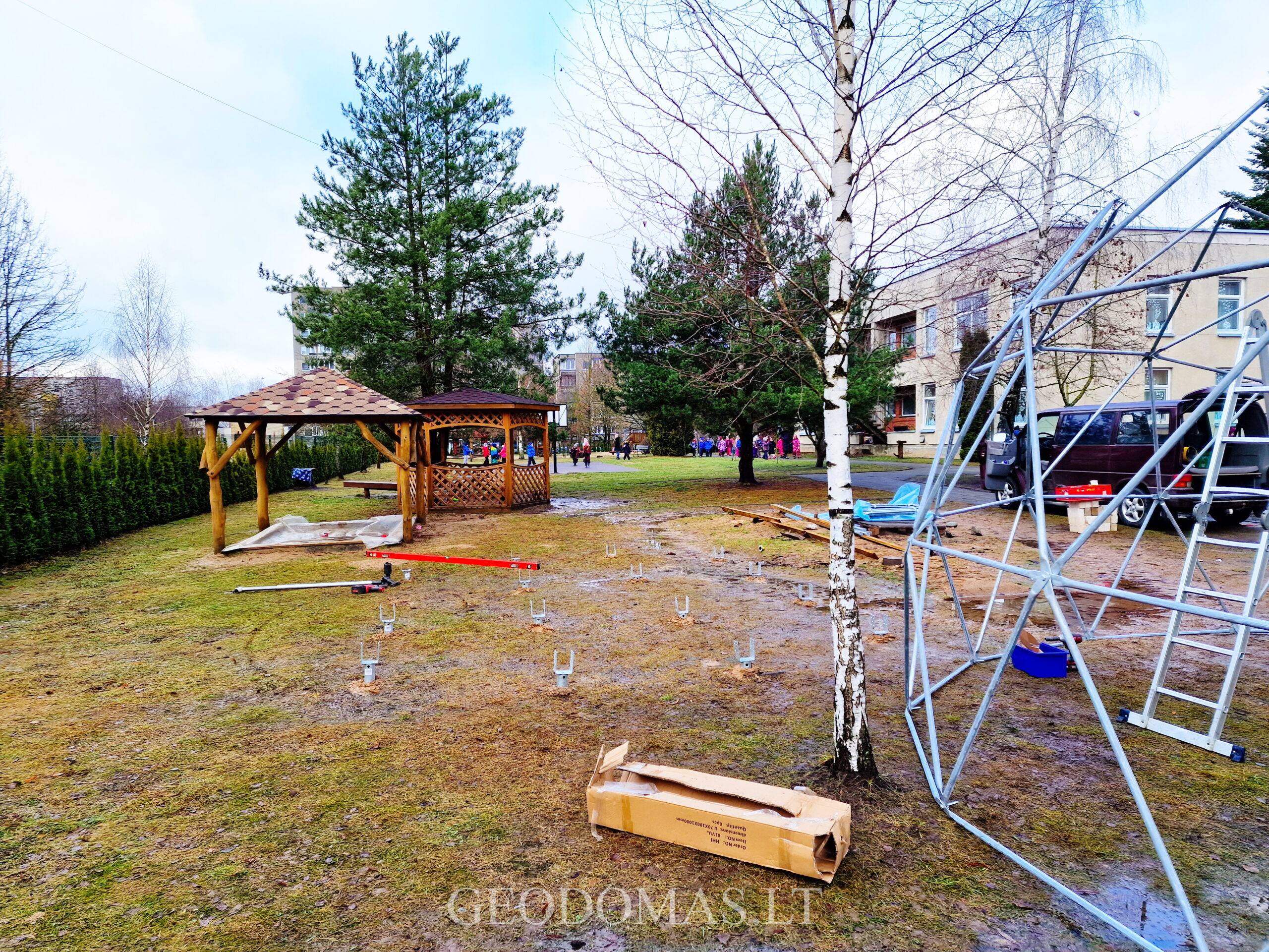 28m² Lauko Klasė Ø6m kupolas | Vilniaus “Žilvinėlio” lopšelis-darželis