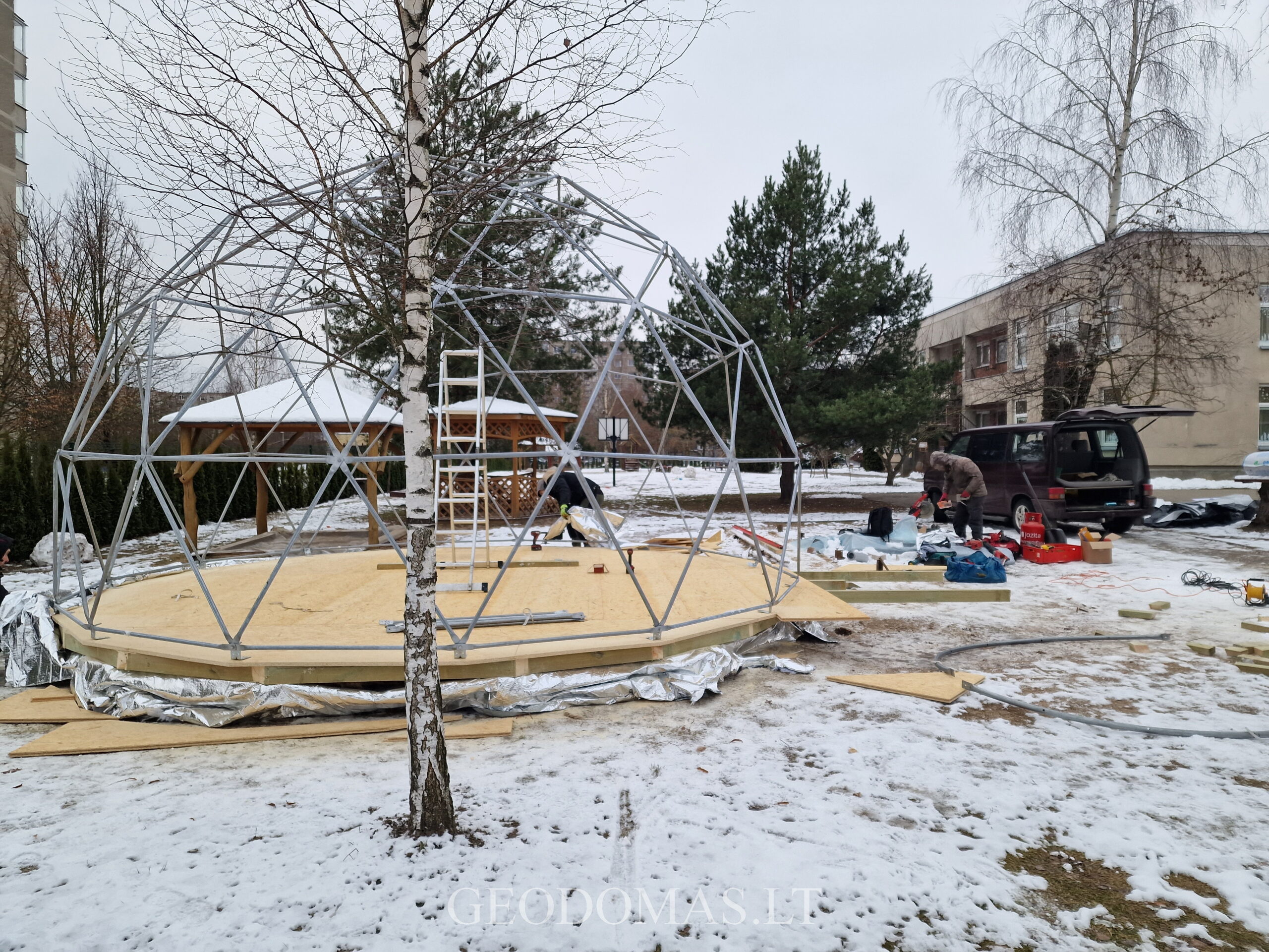 28m² Lauko Klasė Ø6m kupolas | Vilniaus “Žilvinėlio” lopšelis-darželis