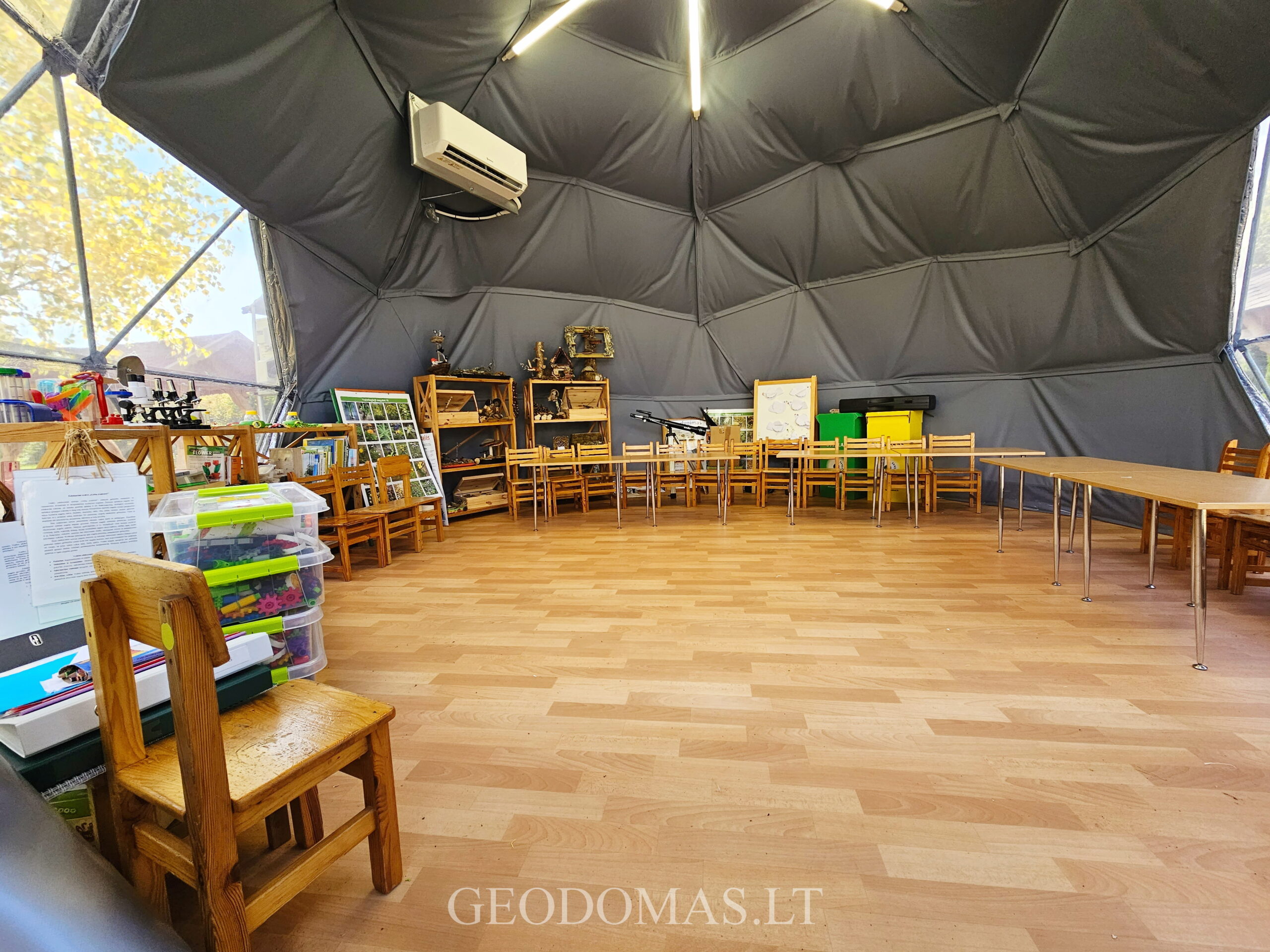 28m² Lauko Klasė Ø6m kupolas | Vilniaus “Žilvinėlio” lopšelis-darželis