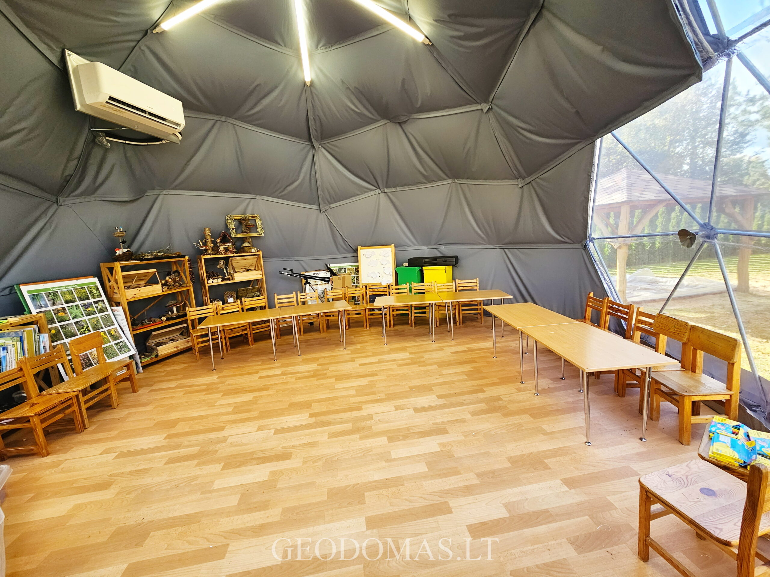 28m² Lauko Klasė Ø6m kupolas | Vilniaus “Žilvinėlio” lopšelis-darželis