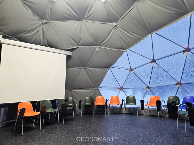 50m2 Lauko Klasė Ø8m Kupolas | Vilniaus Jeruzalės progimnazija