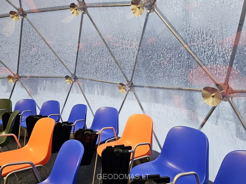 50m2 Lauko Klasė Ø8m Kupolas | Vilniaus Jeruzalės progimnazija