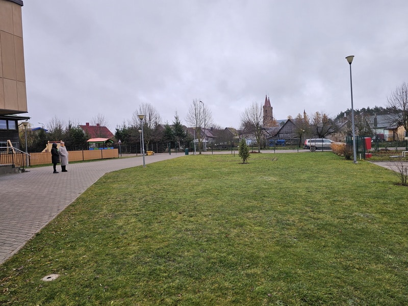 50m² Lauko Klasė Ø8m Kupolas | Lavoriškių gimnazija, Vilniaus r.