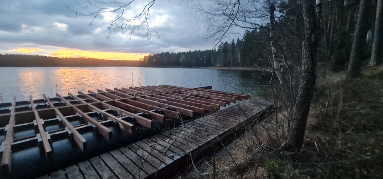 32m² Luxury GlampingBoat | Floating Dome Ø8m, Lakajai LT