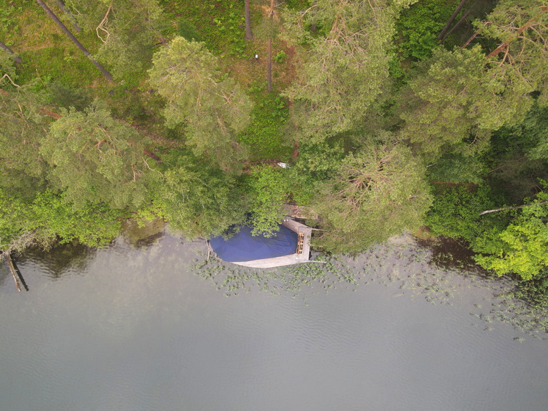 32m² Luxury GlampingBoat | Floating Dome Ø8m, Lakajai LT