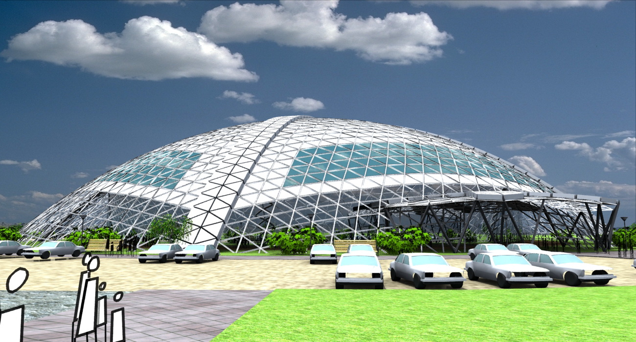 Sferinės formos daugiafunkcinės sporto arenos | Sporto paskirties pastatai