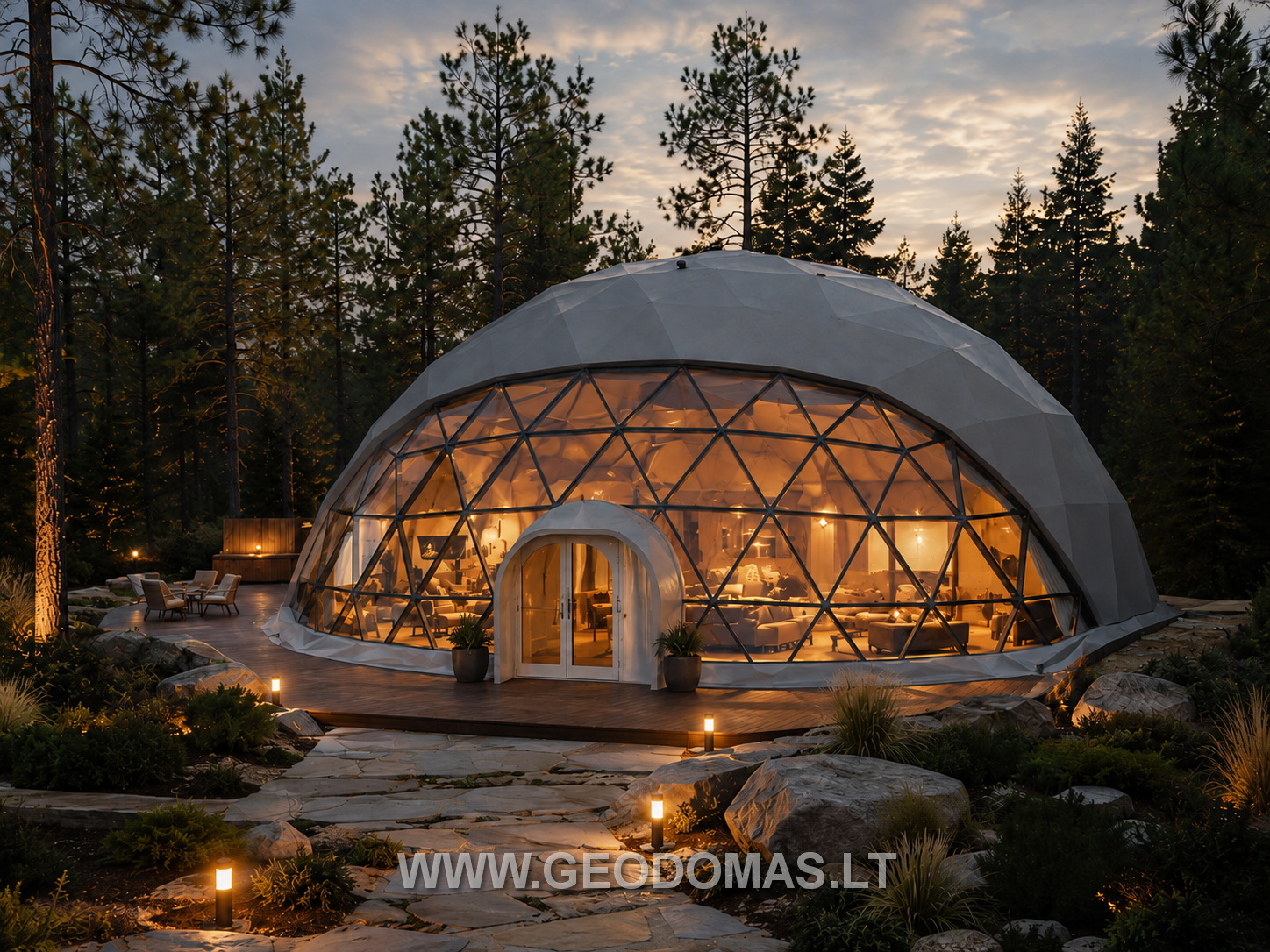Glamping Apšiltinti kupolai | Privačiam ir Verslo Sektoriui | Daugiasluoksnė Membraninė Sieną | Naujovė !!!