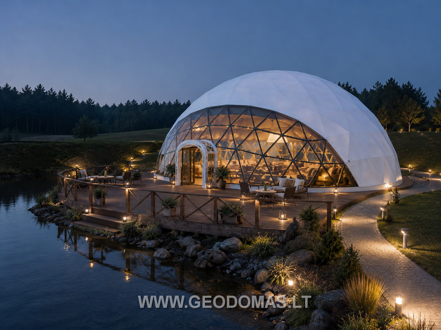 Glamping Apšiltinti kupolai | Privačiam ir Verslo Sektoriui | Daugiasluoksnė Membraninė Sieną | Naujovė !!!