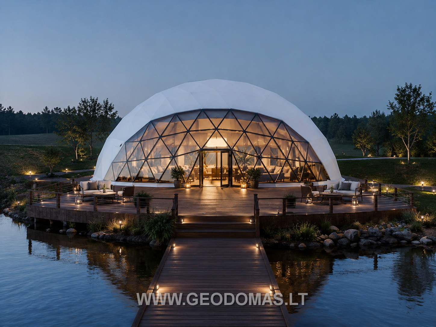 Glamping Apšiltinti kupolai | Privačiam ir Verslo Sektoriui | Daugiasluoksnė Membraninė Sieną | Naujovė !!!